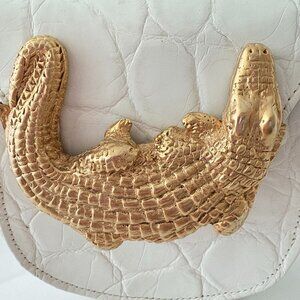 Rare Vintage Glenn Miller For Ann Turk Purse Alligator